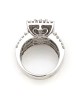 Princess, Round and Baguette Diamond Rectangular Top Ring